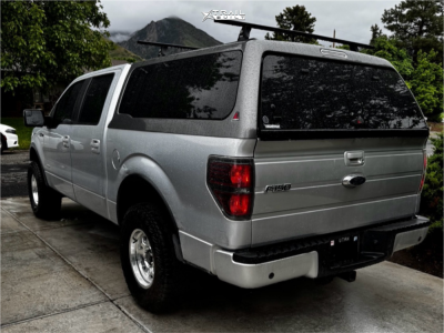 1 2013 F 150 Ford Fx4 Icon Suspension Lift 25in Icon Alloys Nuevo Silver Machined