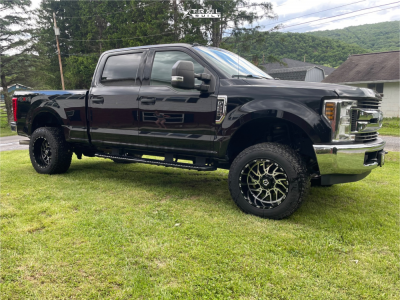 1 2019 F 250 Super Duty Ford Xlt Bilstein Leveling Kit Tis 544mb Machined Black