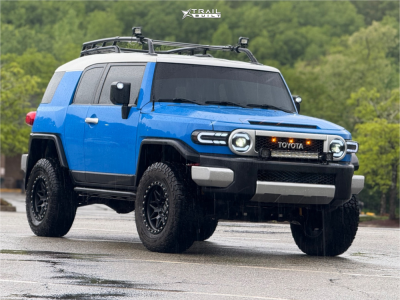 1 2007 Fj Cruiser Toyota Base Arb Suspension Lift 3in Rock Forged H105 Black