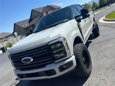 1 2025 F 350 Super Duty Ford Platinum Stock Stock Kg1 Forged Okto Gloss Black