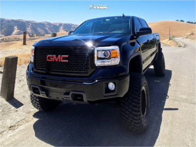 1 2015 Sierra 1500 Gmc Sle Pro Comp Suspension Lift 6in Raceline Ryno Beadlock Bronze Black