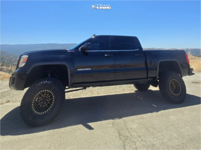 1 2015 Sierra 1500 Gmc Sle Pro Comp Suspension Lift 6in Raceline Ryno Beadlock Bronze Black