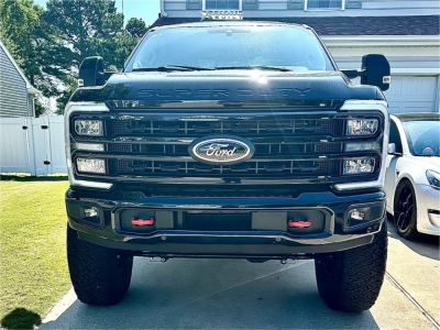 1 2024 F 250 Super Duty Ford Lariat Bds Suspension Lift 5in Icon Compression Black