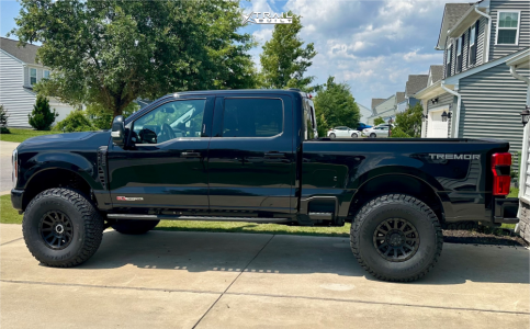 1 2024 F 250 Super Duty Ford Lariat Bds Suspension Lift 5in Icon Compression Black