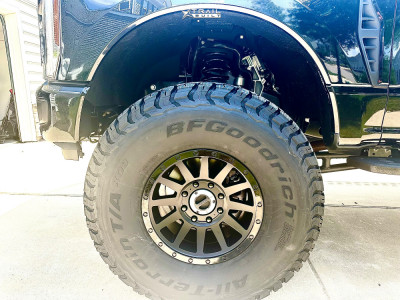 1 2024 F 250 Super Duty Ford Lariat Bds Suspension Lift 5in Icon Compression Black