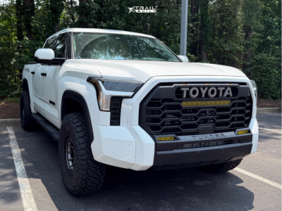 1 2022 Tundra Toyota Limited Trd Off Road Wescott Designs Suspension Lift 3in Lock Offroad Wheels Yosemite Gray Black