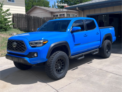 1 2020 Tacoma Toyota Trd Off Road Bilstein Suspension Lift 25in Method Mr703 Matte Black
