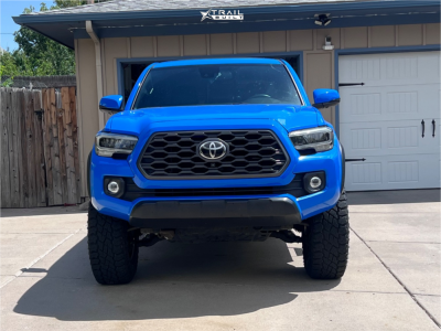 1 2020 Tacoma Toyota Trd Off Road Bilstein Suspension Lift 25in Method Mr703 Matte Black