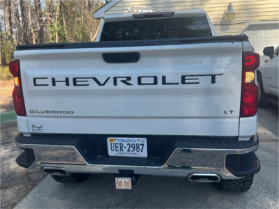 1 2023 Silverado 1500 Chevrolet Lt Rough Country Suspension Lift 6in Fuel Contra Chrome