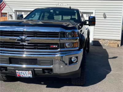 1 2016 Silverado 2500 Hd Chevrolet Ltz Tuff Country Suspension Lift 4in Fuel Covert Matte Black