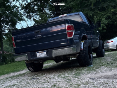 1 2013 F 150 Ford Xl Mammoth Leveling Kit Arkon Off Road Apollo Black Milled