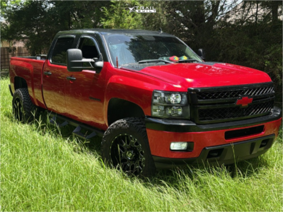 1 2014 Silverado 2500 Hd Chevrolet Lt Unknown Leveling Kit Vision Brawl Black Milled