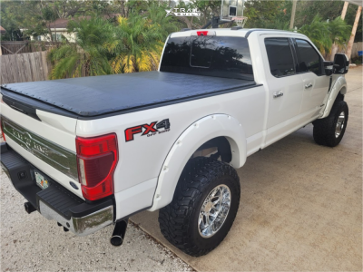 1 2020 F 250 Super Duty Ford King Ranch Pro Comp Suspension Lift 6in Hostile Vulcan Chrome