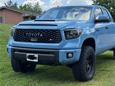 1 2014 Tundra Toyota Sr5 Rough Country Suspension Lift 35in Fuel Shok Black