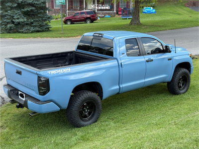 1 2014 Tundra Toyota Sr5 Rough Country Suspension Lift 35in Fuel Shok Black