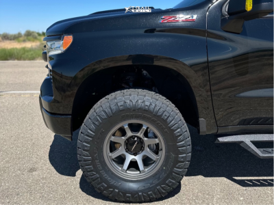 1 2024 Silverado 1500 Chevrolet Lt Trail Boss Readylift Leveling Kit Vision Flow Satin Gray