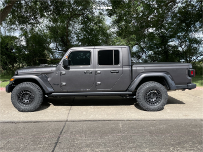 1 2025 Gladiator Jeep Texas Trail Stock Stock Black Rhino Chamber Matte Black