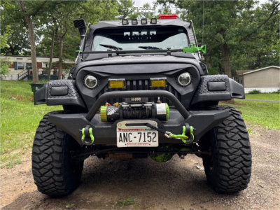 1 1997 Wrangler Jeep Sport Rough Country Suspension Lift 3in Full Throttle Ft 5096 Black Machined