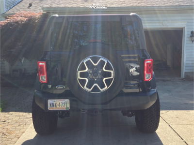 1 2022 Bronco Ford Base Rough Country Suspension Lift 35in Pacer Lt Polished