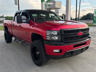 1 2014 Silverado 2500 Hd Chevrolet Lt Unknown Leveling Kit Vision Brawl Black Milled