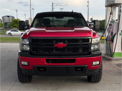 1 2014 Silverado 2500 Hd Chevrolet Lt Unknown Leveling Kit Vision Brawl Black Milled