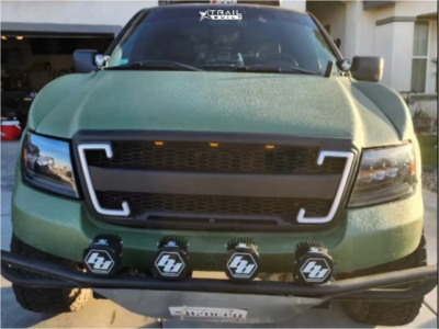 1 2005 F 150 Ford Lariat King Shocks Suspension Lift 3in Lock Offroad Wheels Olympus Bronze Black