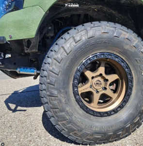 1 2005 F 150 Ford Lariat King Shocks Suspension Lift 3in Lock Offroad Wheels Olympus Bronze Black