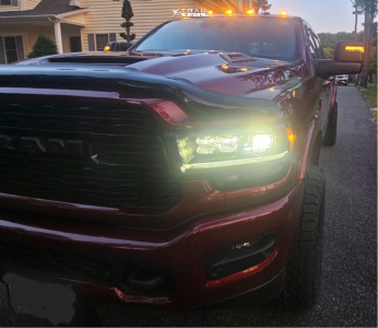 1 2023 3500 Ram Limited Thuren Fabrication Suspension Lift 25in Fuel Rebel 8 Bronze Black