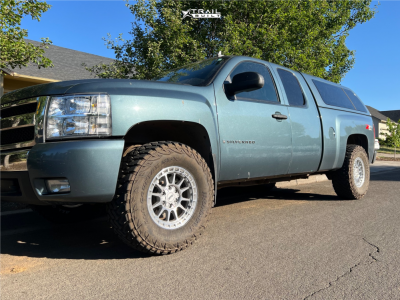 1 2007 Silverado 1500 Chevrolet Lt Rough Country Leveling Kit Dts 606ms Machined Silver