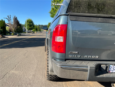 1 2007 Silverado 1500 Chevrolet Lt Rough Country Leveling Kit Dts 606ms Machined Silver