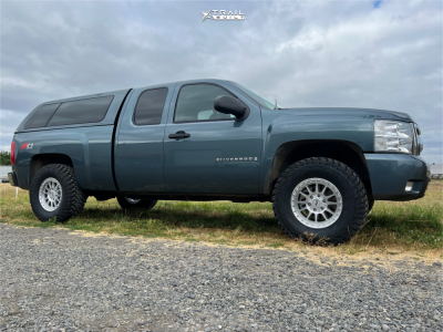 1 2007 Silverado 1500 Chevrolet Lt Rough Country Leveling Kit Dts 606ms Machined Silver