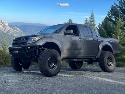 1 2010 Frontier Nissan Pro 4x Unknown Suspension Lift 4in Black Rhino Rapid Gunmetal Grey