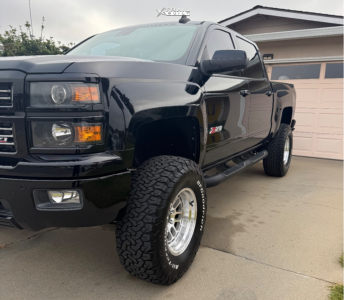 1 2015 Silverado 1500 Chevrolet Ltz Rough Country Suspension Lift 6in Reika R35 Machined