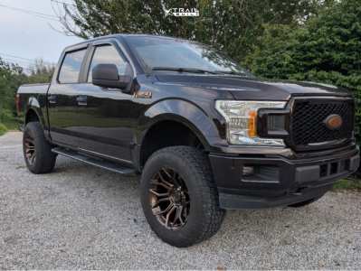 1 2018 F 150 Ford Xlt Readylift Suspension Lift 45in Arena Cobra Bronze Tint