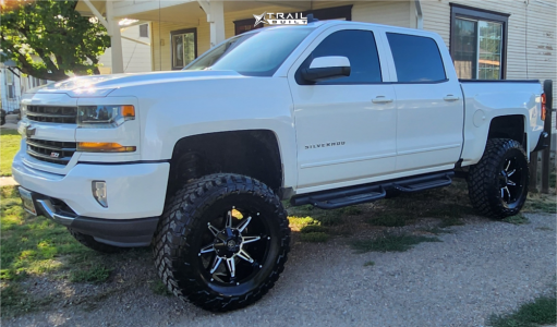 1 2017 Silverado 1500 Chevrolet Lt Readylift Suspension Lift 9in Mayhem Rampage Black Milled
