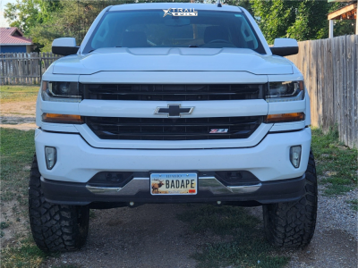 1 2017 Silverado 1500 Chevrolet Lt Readylift Suspension Lift 9in Mayhem Rampage Black Milled