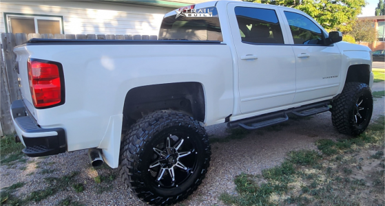 1 2017 Silverado 1500 Chevrolet Lt Readylift Suspension Lift 9in Mayhem Rampage Black Milled