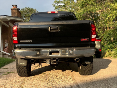 1 1999 Sierra 1500 Gmc Sle Rough Country Suspension Lift 6in Kmc Km552 Silver Machined