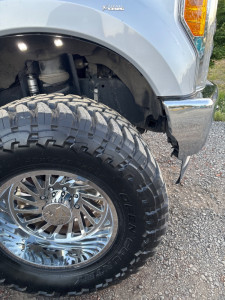 1 2017 F 250 Super Duty Ford Xlt Foxx Suspension Lift 5in Arkon Off Road Caesar Chrome