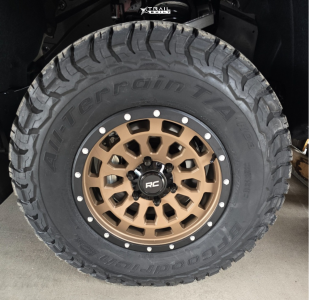 1 2025 Tacoma Toyota Trd Sport Rough Country Suspension Lift 35in Rough Country 87 Series Bronze Black