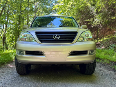 1 2007 Gx470 Lexus Base Stock Stock Vision Flow Satin Black
