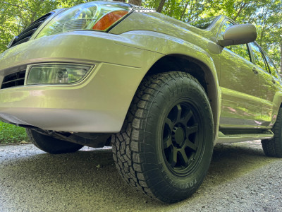 1 2007 Gx470 Lexus Base Stock Stock Vision Flow Satin Black