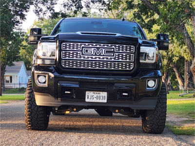 1 2019 Sierra 2500 Hd Gmc Denali Bds Suspension Lift 45in Arkon Off Road Mandela Black Milled