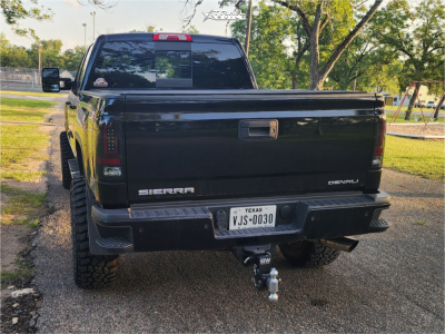 1 2019 Sierra 2500 Hd Gmc Denali Bds Suspension Lift 45in Arkon Off Road Mandela Black Milled