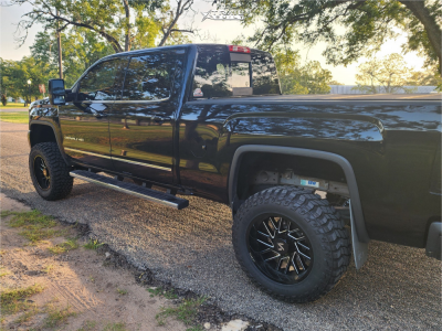1 2019 Sierra 2500 Hd Gmc Denali Bds Suspension Lift 45in Arkon Off Road Mandela Black Milled