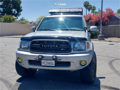 1 2002 Sequoia Toyota Limited Rough Country Suspension Lift 3in Venomrex Vr602 Desert Bronze