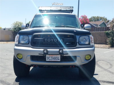1 2002 Sequoia Toyota Limited Rough Country Suspension Lift 3in Venomrex Vr602 Desert Bronze