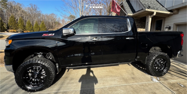 1 2025 Silverado 1500 Chevrolet Ltz Bds Suspension Lift 6in Fuel Arc Black Milled