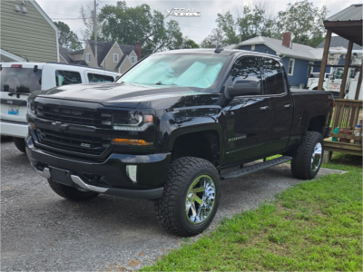 1 2016 Silverado 1500 Chevrolet Lt Rough Country Suspension Lift 7in Arkon Off Road Lincoln Chrome