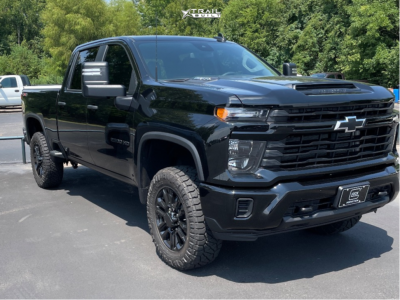 1 2025 Silverado 2500 Hd Chevrolet Custom Cognito Leveling Kit Replica Rpg19 Gloss Black